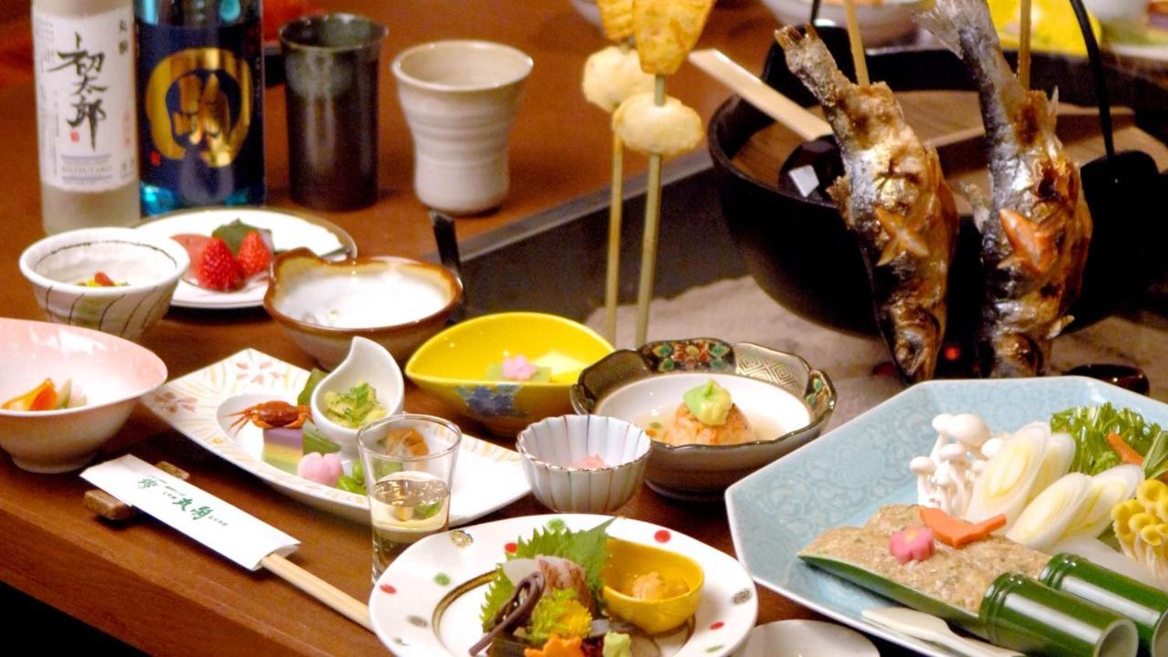 צ'יטוסה Marukoma Onsen Ryokan מראה חיצוני תמונה